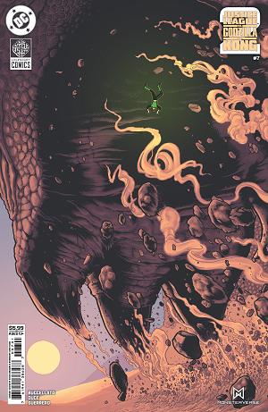 Justice League Vs Godzilla Vs Kong 2 #7 CVR B (OF 7) CVR B KEVIN MAGUIRE CARD STOCK cover