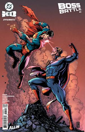 Dc K.o. Boss Battle #1 CVR B (ONE SHOT) CVR B DARICK ROBERTSON CARD STOCK cover