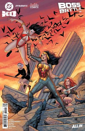 Dc K.o. Boss Battle #1 CVR D (ONE SHOT) CVR D FRANK CHO CARD STOCK cover