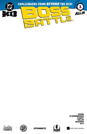 Dc K.o. Boss Battle #1 CVR H (ONE SHOT) CVR H BLANK CARD STOCK cover