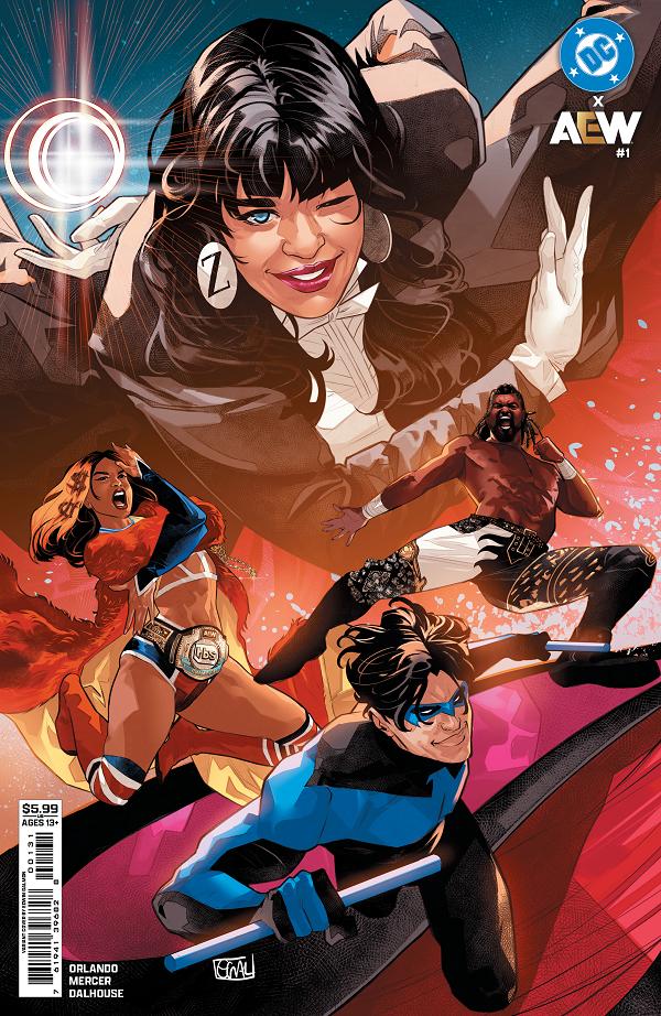 Dc X Aew #1 CVR C (OF 2) CVR C TBA CARD STOCK cover