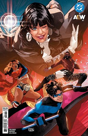 Dc X Aew #1 CVR C (OF 2) CVR C TBA CARD STOCK cover