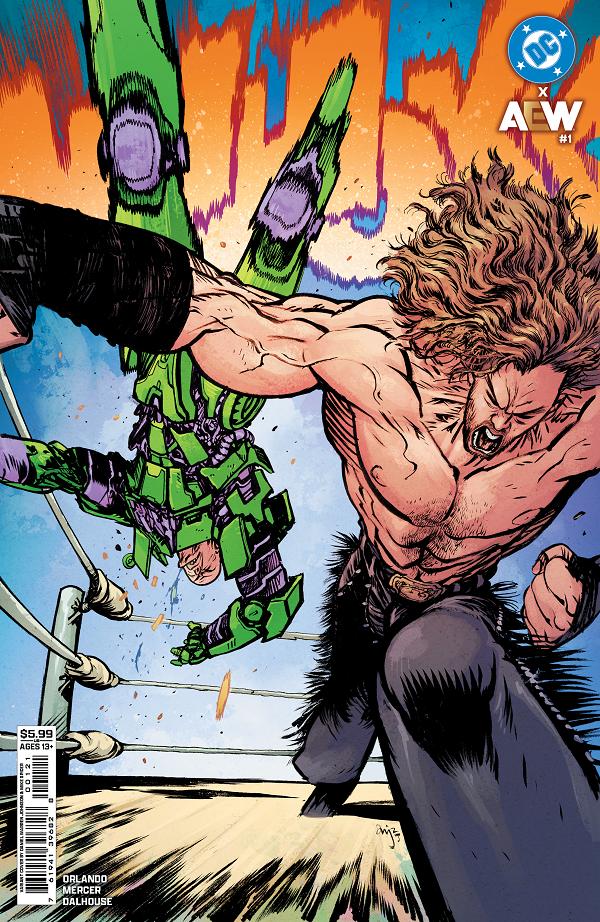 Dc X Aew #1 CVR B (OF 2) CVR B TBA CARD STOCK cover