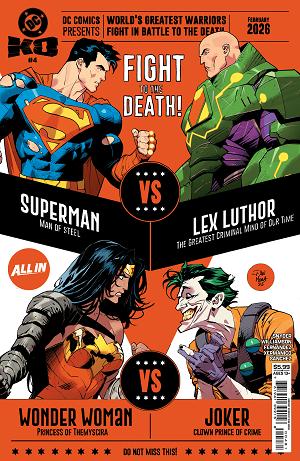 Dc K.o. #4 CVR G (OF 5) CVR G DAN MORA BRACKET CARD STOCK cover