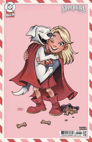 Supergirl #10 CVR E CVR E CHRISSIE ZULLO VALENTINES DAY CARD STOCK cover