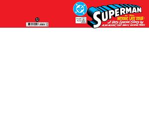 Superman #423 CVR C FACSIMILE EDITION CVR C BLANK CARD STOCK cover