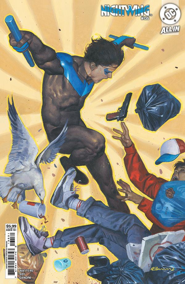 Nightwing #135 CVR C CVR C FABRIZIO DE TOMMASO CARD STOCK cover