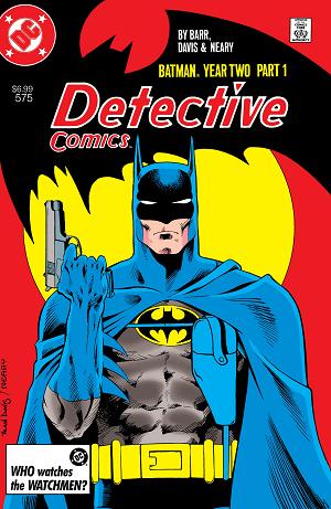 Detective Comics #575 CVR B FACSIMILE EDITION CVR B ALAN DAVIS FOIL cover