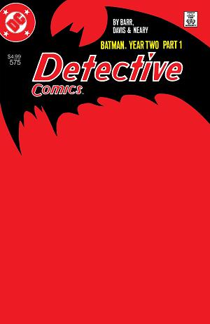 Detective Comics #575 CVR C FACSIMILE EDITION CVR C BLANK CARD STOCK cover