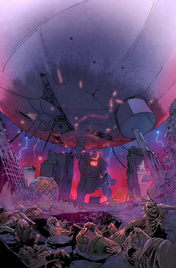 Dc K.o. #5 CVR A JAVIER FERNANDEZ ACETATE cover