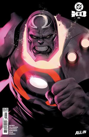 Dc K.o. #5 CVR F (OF 5) CVR F BEN OLIVER FACE-OFF CARD STOCK cover