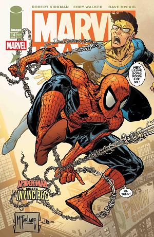 Marvel Teamup #14 CVR D FACSIMILE EDITION CVR D TODD MCFARLANE & DAVE MCCAIG cover