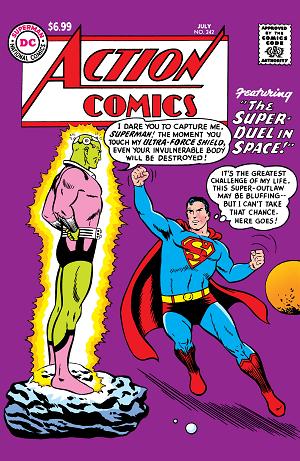 Action Comics #242 CVR C FACSIMILE EDITION CVR C CURT SWAN FOIL cover