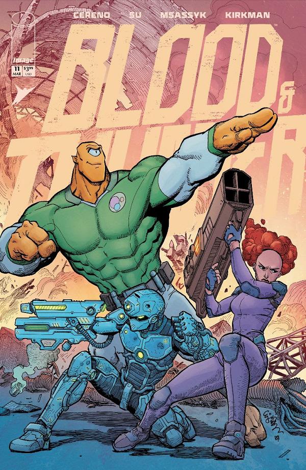 Blood & Thunder #11 CVR E CVR E EJ SU & MSASSYK INVINCIBLE TEAM UP cover