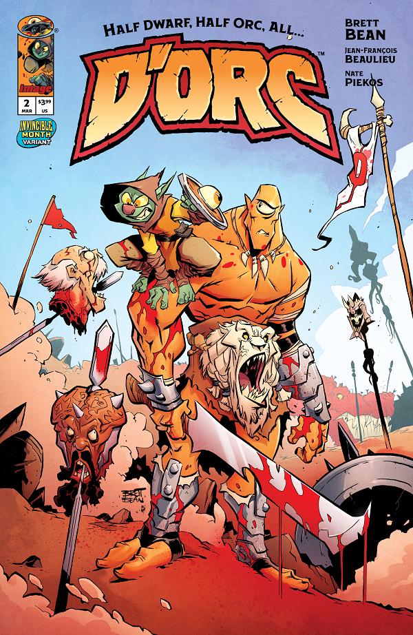 Dorc #2 CVR C CVR C BRETT BEAN INVINCIBLE TEAM UP cover