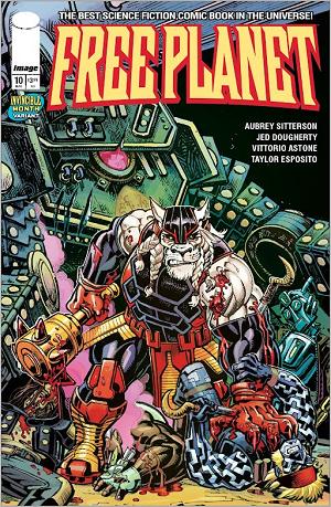 Free Planet #10 CVR C CVR C JED DOUGHERTY INVINCIBLE TEAM UP cover