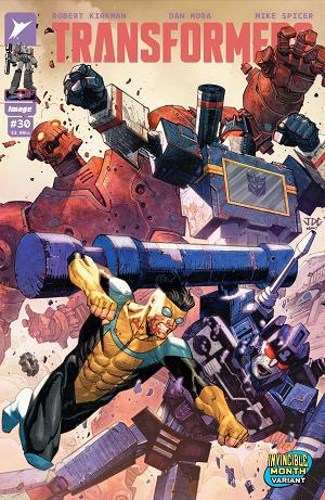 Transformers #30 CVR F CVR F JOSH CASSARA INVINCIBLE TEAM UP cover
