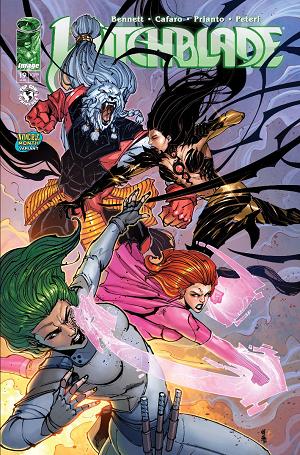 Witchblade #19 CVR E CVR E GUISEPPE CAFARO & ARIF PRIANTO INVINCIBLE TEAM UP cover