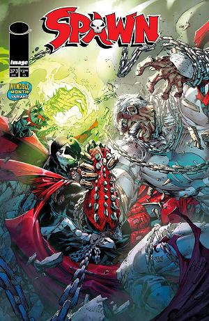 Spawn #373 CVR C CVR C BRETT BOOTH INVINCIBLE TEAM UP cover