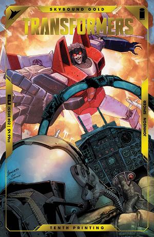Transformers #2 CVR B 10TH PTG CVR B JAY ANACELTO & ROMULO FAJARDO JR EMBOSS & GOLD FOIL cover