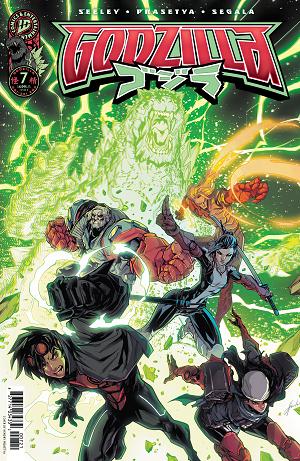 Godzilla Cover A (Uribe) #7 Variant B (Prasetya) cover