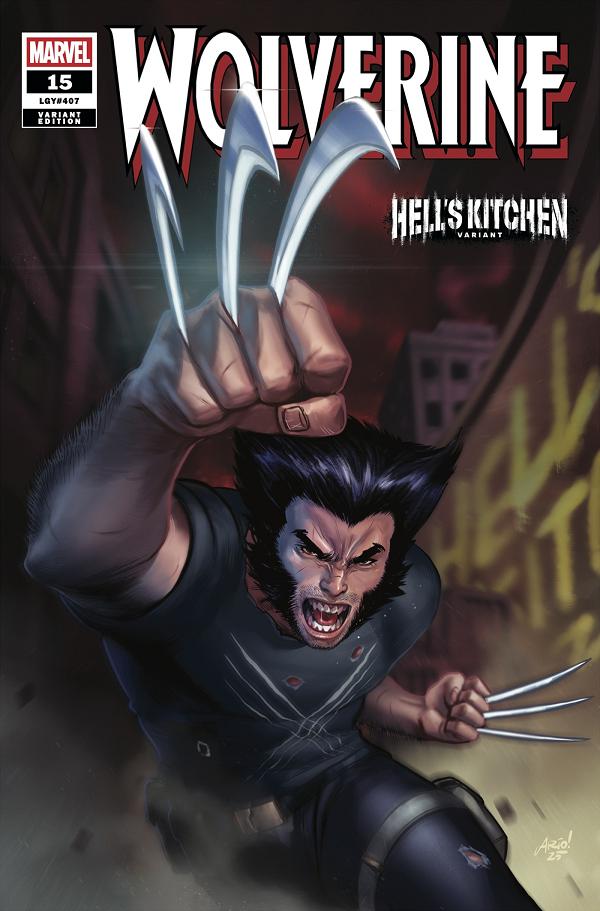 Wolverine #15 ARIO ANINDITO HELL'S KITCHEN VARIANT cover