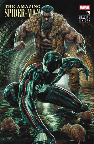 Amazing Spider-Man #21 LEE BERMEJO AMAZING VISIONS VARIANT cover