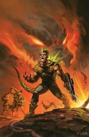 Godzilla: Escape The Deadzone Cover A (Tunica) #6 Variant RI (25) (Bousema Full Art) [1:25] cover