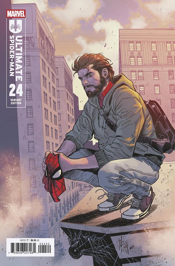 Ultimate Spider-Man #24 variant cover by Marco Checchetto
