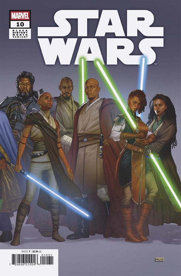 Star Wars #10 TAURIN CLARKE 2-PART BLACK HISTORY MONTH CONNECTING VARIANT cover