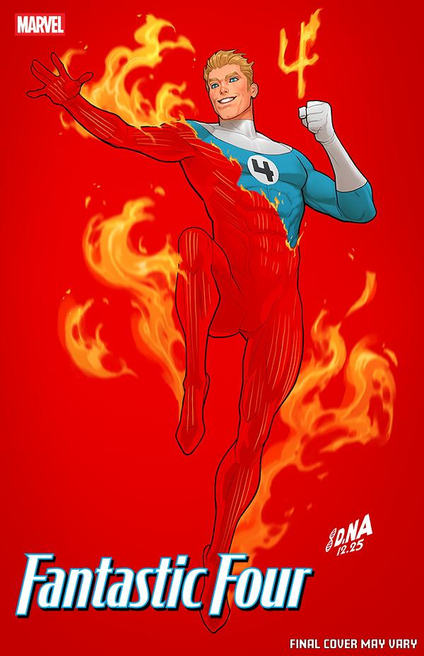 Fantastic Four #8 variant cover by David Nakayama