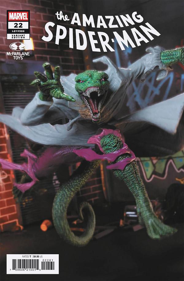 Amazing Spider-Man #22 variant cover by MCFARLANE TOYS