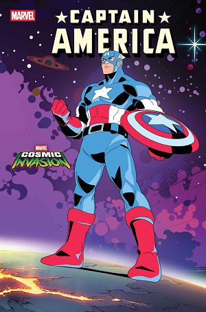 Captain America #7 MARVEL COSMIC INVASION VARIANT cover
