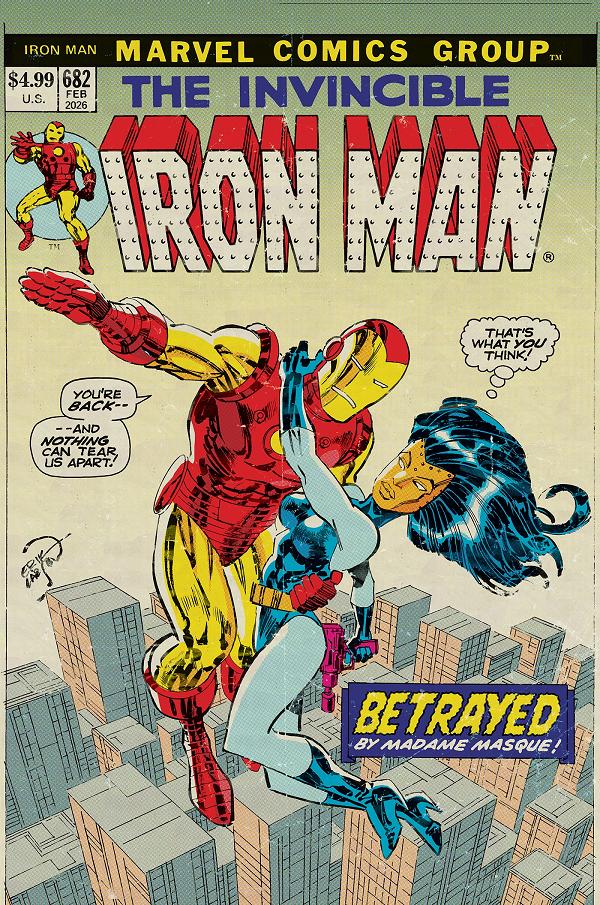 Iron Man #2 variant cover by Erik Larsen