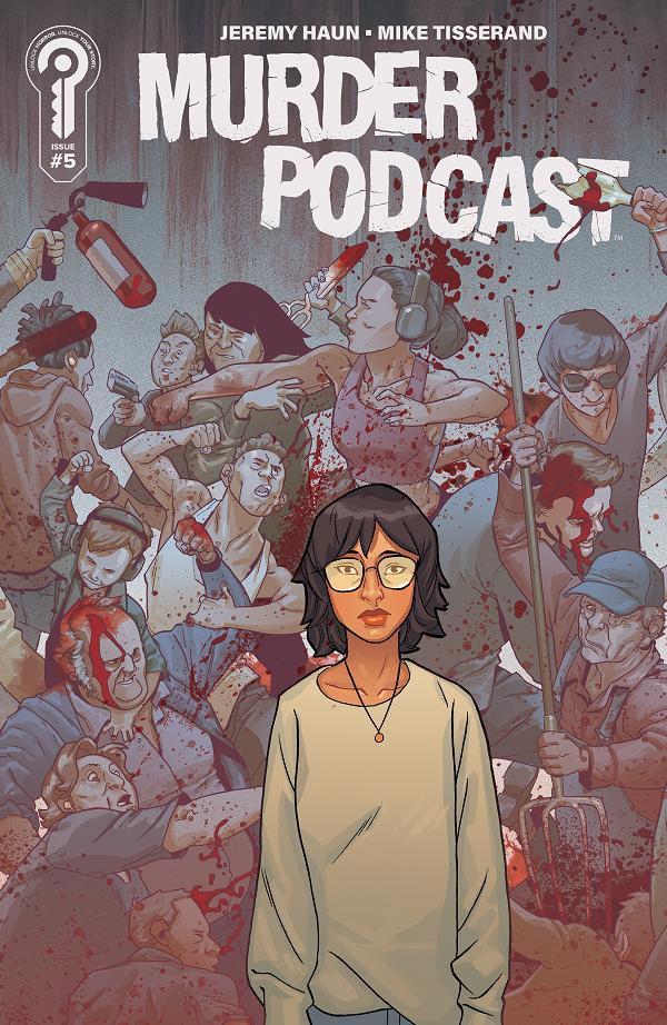 Murder Podcast Cover A Jeremy Haun #5 variant cover by Mike Tisserand