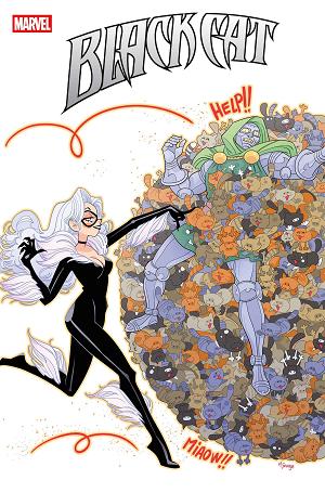 Black Cat #8 MARGUERITE SAUVAGE DOOM HOMAGE VARIANT cover