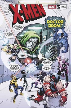 X-Men #27 TODD NAUCK DOOM HOMAGE VARIANT cover