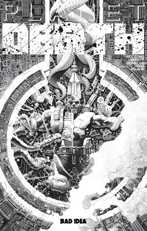 Planet Death Planet Sized Edition #1 CVR B  CVR B B&W TOMAS GIORELLO cover