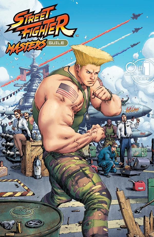 Street Fighter Masters Guile #1 variant cover by Matthew Weldon