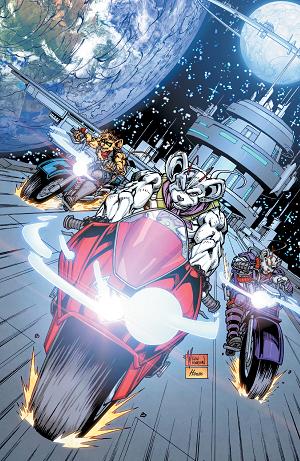 Biker Mice From Mars (2025) #8 CVR D CVR D INC 1:20 V KEN MARION FULL ART cover