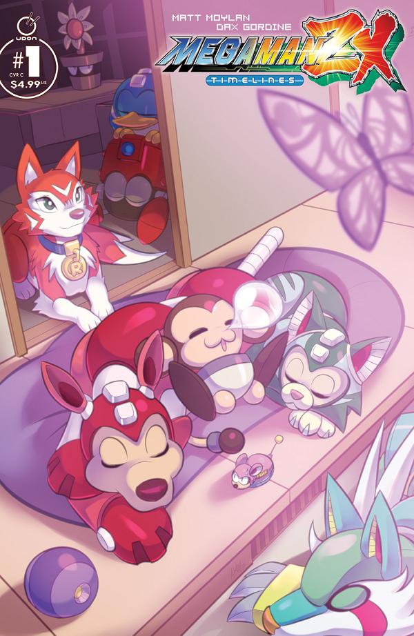Mega Man Zx Timelines #1 variant cover by Andrew Dickman