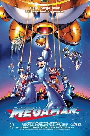Mega Man Legends Timelines #1 CVR D (ONE SHOT) CVR D INC 1:5 JOSH PEREZ cover