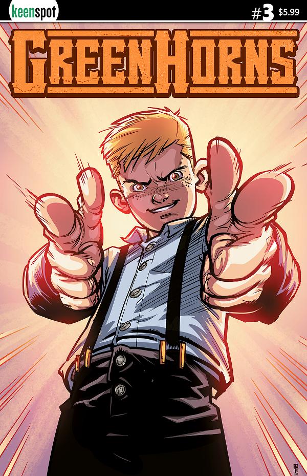 Greenhorns #3 variant cover by Athila Fabbio