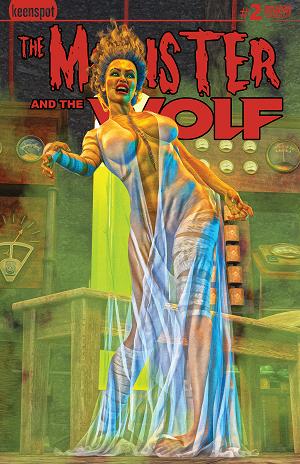 Mark Spears Monsters The Monster & The Wolf #2 CVR D CVR D INC 1:100 MARK SPEARS THE AWAKENING HOLOFOIL cover