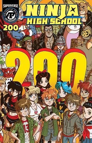 Ninja High School #200 CVR A BEN DUNN cover