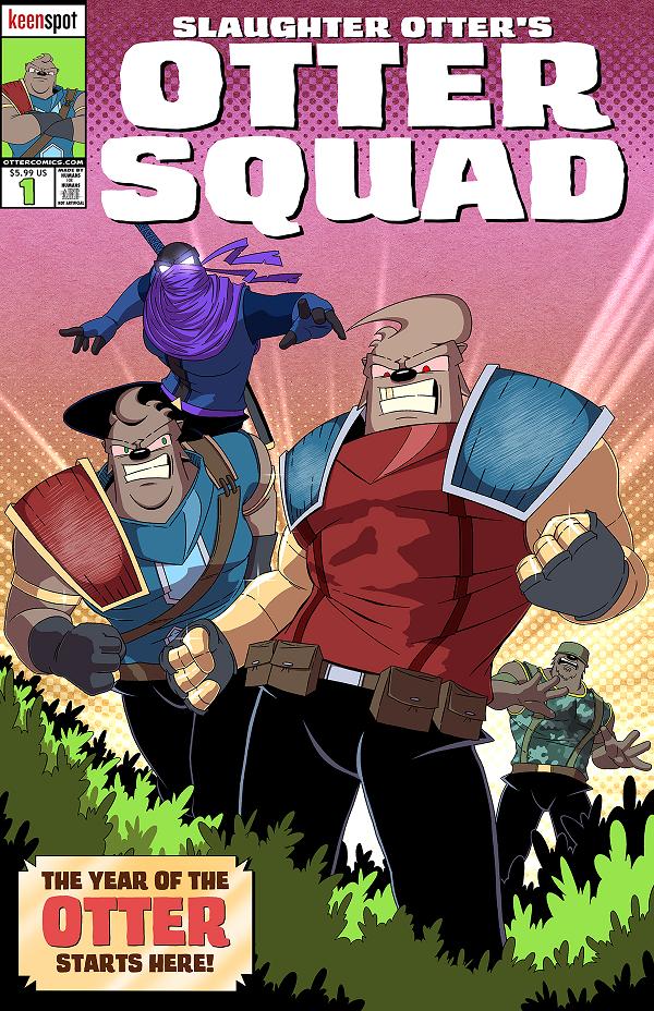 Otter Squad #1 cover by Matt Rodgers