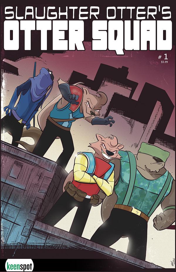 Otter Squad #1 variant cover by J Hammond