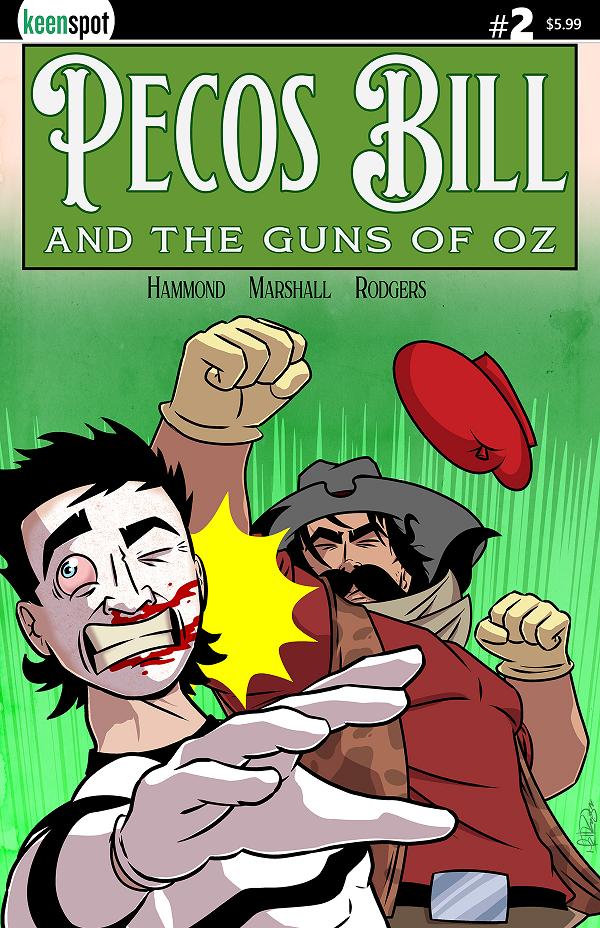 Pecos Bill & The Guns Of Oz #2 variant cover by Matt Rodgers