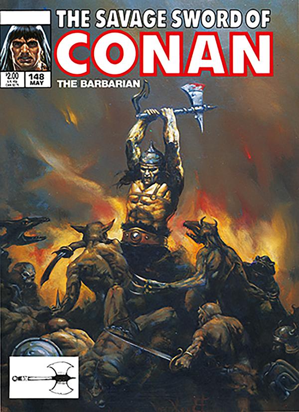 Savage Sword Of Conan The Original Comics Omnibus HC Vol 11 Direct Market Edition Doug Beekman Cvr (Mr) cover by Doug Beekman