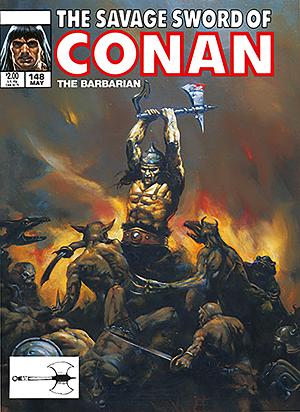 Savage Sword Of Conan The Original Comics Omnibus HC Vol 11 Direct Market Edition Doug Beekman Cvr (Mr)